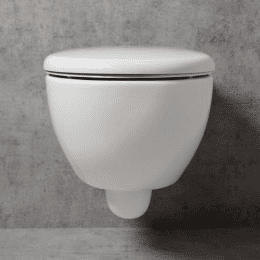 Geberit Renova mit Premium 3000 Wand-WC-SET ohne Spülrand, WC-Sitz mit Absenkautomatik