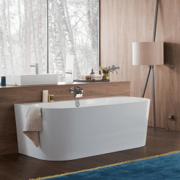 Villeroy & Boch Oberon 2.0 Vorwand-Badewanne 180x80 cm mit Verkleidung weiß