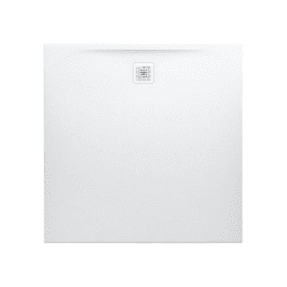 Laufen Pro Rechteck-Duschwanne mit Gelcoat rutschhemmend 100x100 cm weiß matt