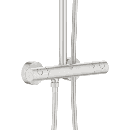 Grohe Euphoria - Duschset 310 mit Thermostat, 3 Strahlarten, Supersteel