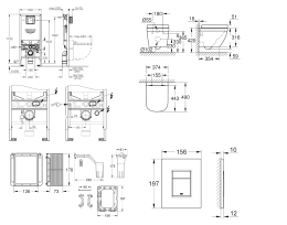Grohe Rapid SLX Wand-WC Set Triple Vortex, SoftClose & Even phantom black