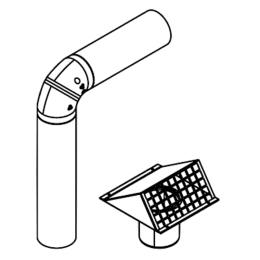 Viessmann Außenwandblende kompakt DN160 (EPP)