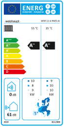 Weishaupt Paket WSB 12-A-RMD-AI inkl. Kühlung Luft/Wasser-Splitwärmepumpe