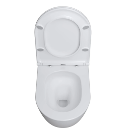 kielle Oudee Wand-WC mit SoftClose-Sitz, Rimless Vortex+, weiß