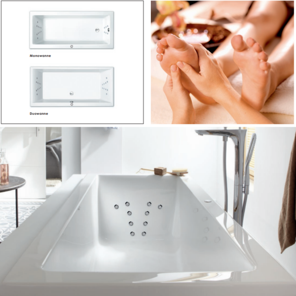 repaBAD Aquapunktur mit 16 Düsen Farbe: Chrom