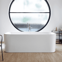 Duravit Happy D.2 Plus Freistehende Badewanne, 180x80 cm, weiß