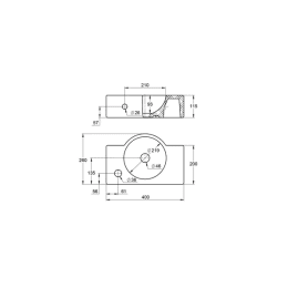 Treos Serie 800 Handwaschbecken