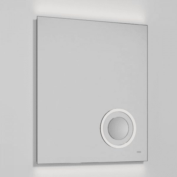 Treos Serie 600 LED Wandspiegel mit integriertem Kosmetikspiegel beleuchtet