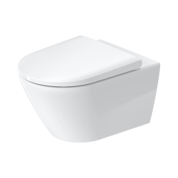 Duravit D-Neo Wand-WC mit WC-Sitz, Rimless, weiß
