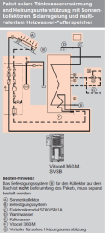Viessmann Paket Vitosol 200-FM, 6x SV2F, HU Vitocell 360-M 910l SVSB vitographite