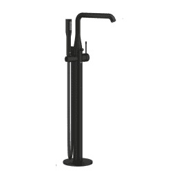 Grohe Essence New Wannenarmatur, Bodenmontage, Einhebelmischer phantom black Grohe Essence New Wannenarmatur, Bodenmontage, Einhebelmischer phantom black