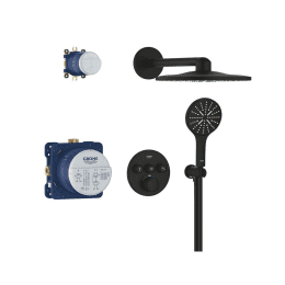 Grohe Grohtherm SmartControl Unterputz-Duschsystem mit Thermostat mit EcoJoy, phantom black Grohe Grohtherm SmartControl Unterputz-Duschsystem mit Thermostat mit EcoJoy, phantom black