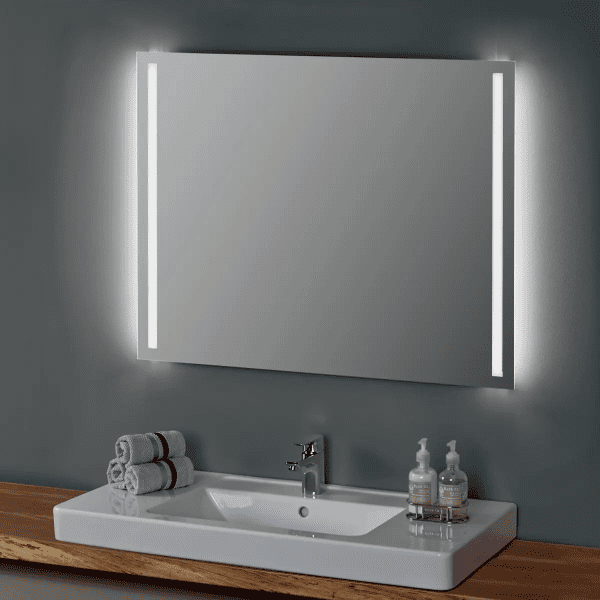 Frasco Tiber Pro LED-Lichtspiegel mit zwei seitlichen Lichtstreifen