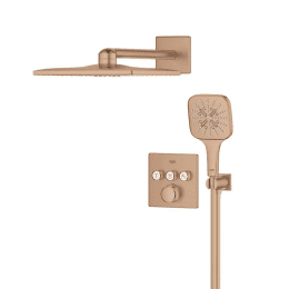 Grohe Grohtherm SmartControl Unterputz-Duschsystem mit Thermostat warm sunset gebürstet Grohe Grohtherm SmartControl Unterputz-Duschsystem mit Thermostat warm sunset gebürstet