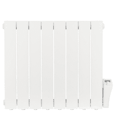 fondital Aluminium-Heizkörper eletrisch Resia, 1000 W, weiß RAL 9010