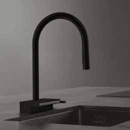 Hansgrohe Aquno Select M81 Küchenarmatur, ausziehbar, schwenkbar schwarz matt