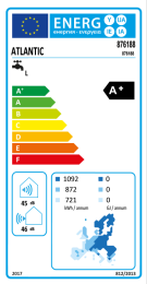 Austria Email Brauchwasser-Wärmepumpe Calypso VM 100 (R 134A), 100 Liter