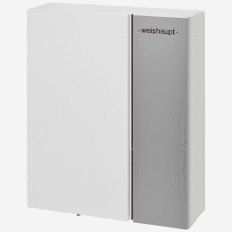 Weishaupt Paket Luft/Wasser-Wärmepumpe Aeroblock® Typ WAB 8-A-RME-A + Wandregler