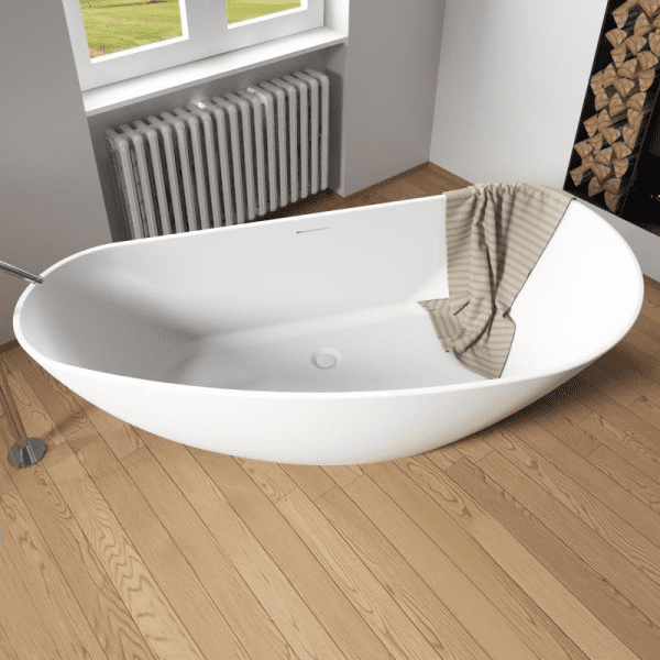 Riho Granada freistehende Badewanne 170 x 80 x 60 cm seidenmatt