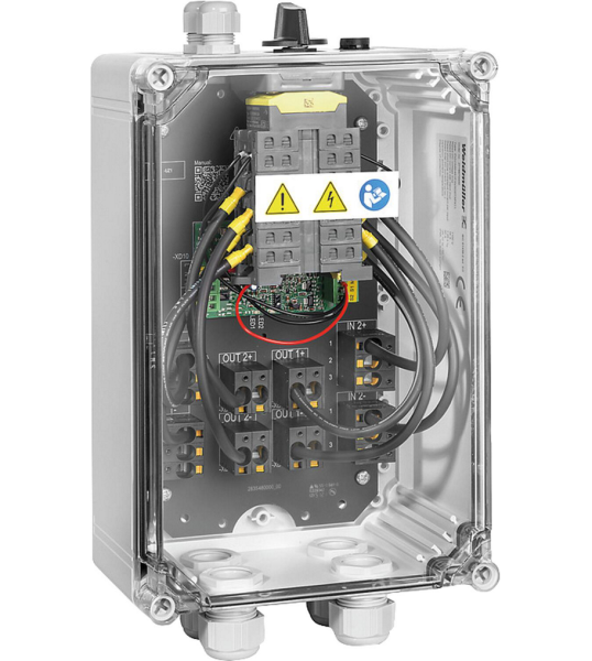 Weidmüller PV Feuerwehrschalter, 2MPP, 2E/1A, 2x50A, Push-In - 0% MwSt (Angebot gemäß §12 Abs.3 UstG