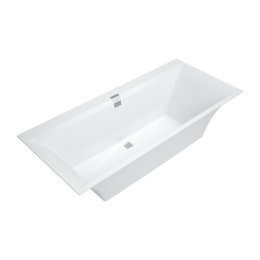 Villeroy & Boch Squaro Edge 12 Rechteck-Badewanne, Einbau 180x80x45 cm weiß