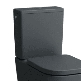 Laufen Lua Spülkasten, DualFlush, Wasseranschluss seitlich, Graphit matt