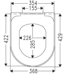 Villeroy & Boch O.novo - WC-Sitz mit Absenkautomatik SoftClosing, Weiß