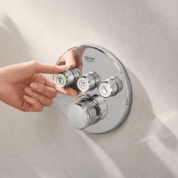 Grohe Grohtherm SmartControl Unterputz-Duschsystem mit Thermostat mit EcoJoy, chrom Grohe Grohtherm SmartControl Unterputz-Duschsystem mit Thermostat mit EcoJoy, chrom