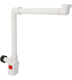 PREMIUM Waschtisch Flach-Raumsparsiphon DN32 (1 1/4") x Ø32 mm