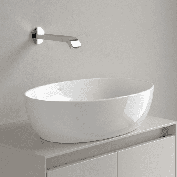 Villeroy & Boch Artis - Aufsatzwaschbecken 49x33 cm, ohne Überlauf, Alpinweiß