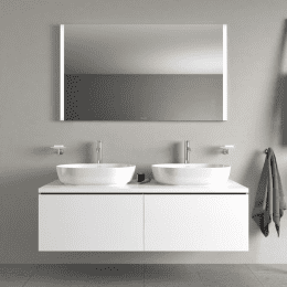 Duravit Luv Aufsatzbecken ohne Hahnlochbank 60 x 40 cm, ohne Hahnlochbank, mit wondergliss