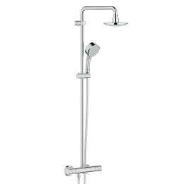 Grohe Tempesta Cosmopolitan Duschsystem 16 cm, 2 Strahlarten, verchromt