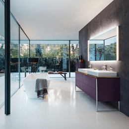 Duravit DuraSquare freistehende Badewanne, eckig 1850x850 mm weiß matt