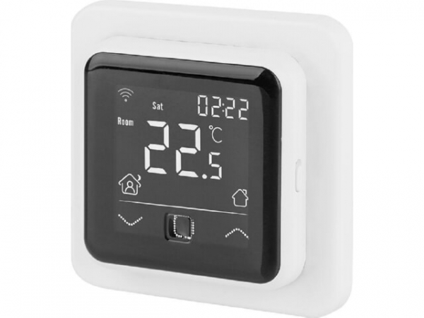 evenes Raumthermostat digital unterputz C16 Wifi, Weiß inkl. Bodensensor