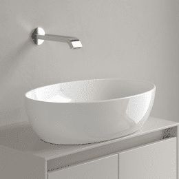 Villeroy & Boch Artis - Aufsatzwaschbecken 49x33 cm, ohne Überlauf, Alpinweiß