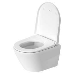 Duravit D-Neo Wand-WC mit WC-Sitz, Rimless, weiß