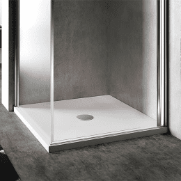 evenes Duschwanne Evje Quadrat 900x35x900 mm Acryl weiß