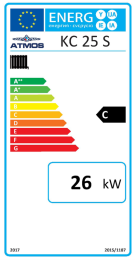 Atmos Kohlekessel KC Festbrennstoffkessel für Braun- und Steinkohle Leistung 18 bis 45 kW