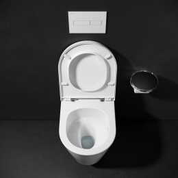 Laufen Wand-WC Tiefspüler mit Silent Flush spülrandlos weiß