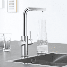 Grohe Blue Home Spültisch Einhebelmischer mit Filterfunktion und Kühleinheit, verchromt