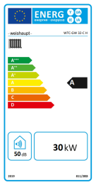 Weishaupt Gas-Brennwertgerät WTC-GW 32-C H (WEP-Regelung)