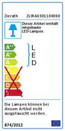 Zierath Lira Lichtspiegel mit LED-Beleuchtung