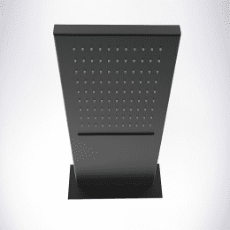 Bossini Manhattan Kopfbrause 2 Strahlarten mit Schwall 500 x 200 x 24 cm schwarz matt Bossini Manhattan Kopfbrause 2 Strahlarten mit Schwall 500 x 200 x 24 cm schwarz matt