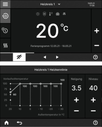 Viessmann Paket Vitodens 200-W B2HH 19 kW 7" Display mit Vitocell 100-W CUGB 150L