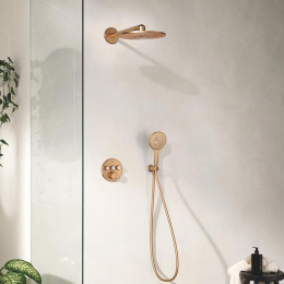 Grohe Grohtherm SmartControl Unterputz-Duschsystem mit Thermostat mit EcoJoy, warm sunset gebürstet Grohe Grohtherm SmartControl Unterputz-Duschsystem mit Thermostat mit EcoJoy, warm sunset gebürstet