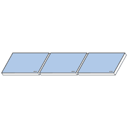 Weishaupt Flachkollektoren WTS-F2 K5 3er-Feld Aufdach horizontal Typ 3/3x1-AH