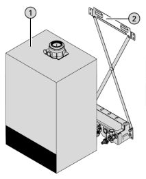 Viessmann Montagehilfe Aufputz Kombi EU/CH