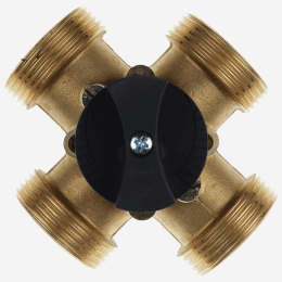 Weishaupt 4-Wege-Mischer BTS 1 1/4W Ms mit Schwerkraftbremse