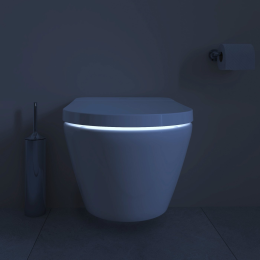 Duravit SensoWash D-Neo Wand-Dusch-WC Compact mit WC-Sitz mit DuraShield, weiß