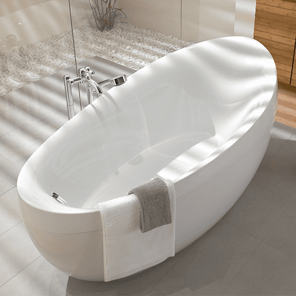 Villeroy & Boch Aveo Freistehende Badewanne 190 x 95 cm weiß alpin